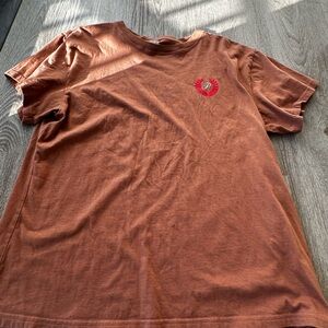 PINK Victoria's Secret Rust Tee with Red Detail